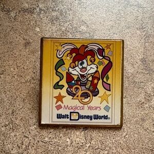 Walt Disney World 20th Anniversary Pin - Roger The Rabbit